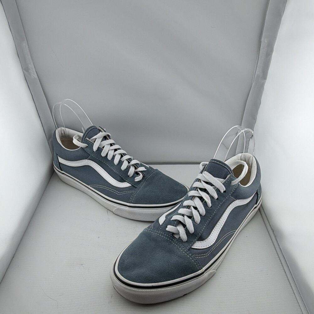 VANS Old Skool Low Top Lace Up Sneakers Blue/White Men's EU 42 US 9